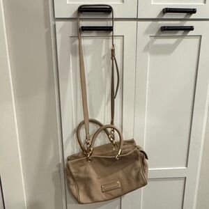 Marc Jacobs Tan Shoulder Bag with Gold Accents